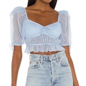 For Love & Lemons Sunshine Crop Top
